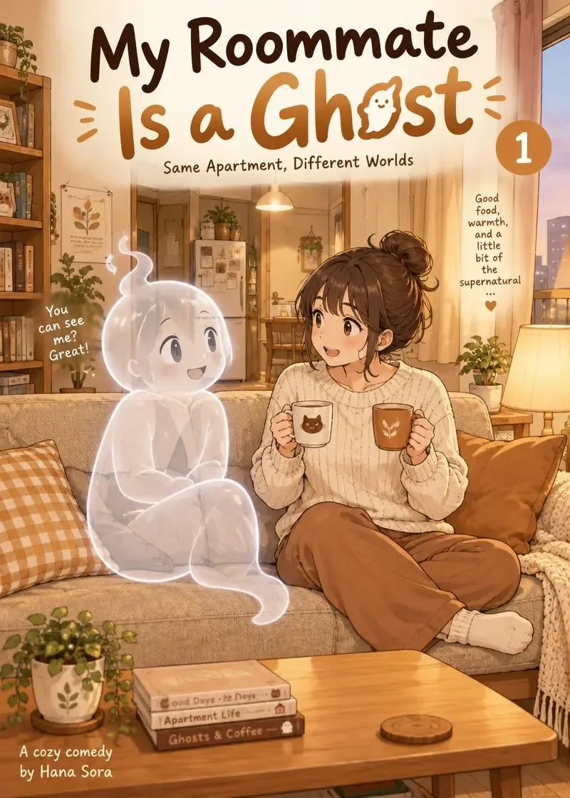 和幽灵合租的第九个月 同人漫画封面海报