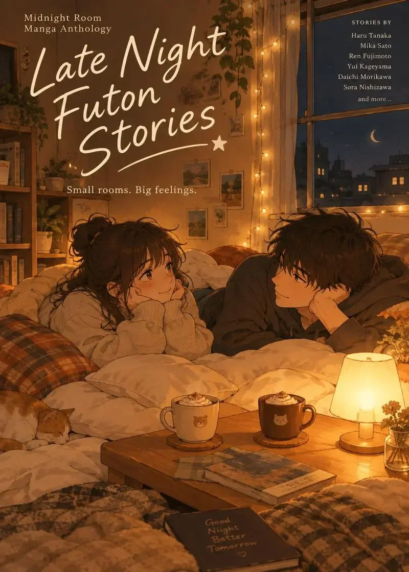 留宿夜的九段对话 同人漫画封面海报