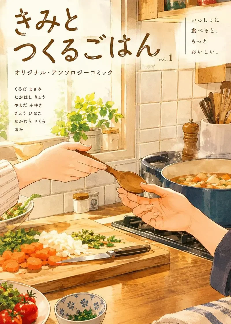 一起做饭的一百种理由 同人漫画封面海报