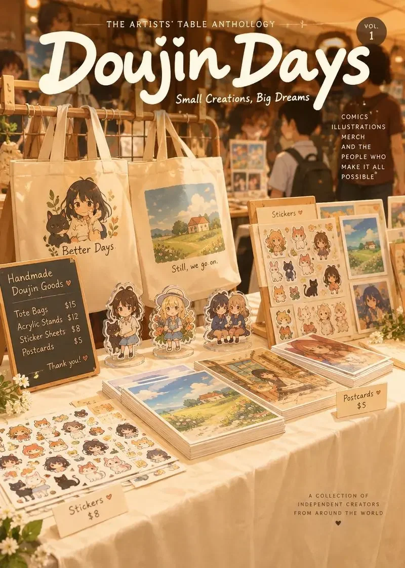 展会限定周边故事集 同人漫画封面海报